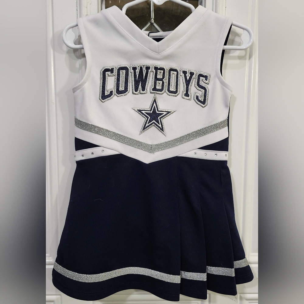 Dallas Cowboys Authentic Cheerleader Dress Toddler Size 2t